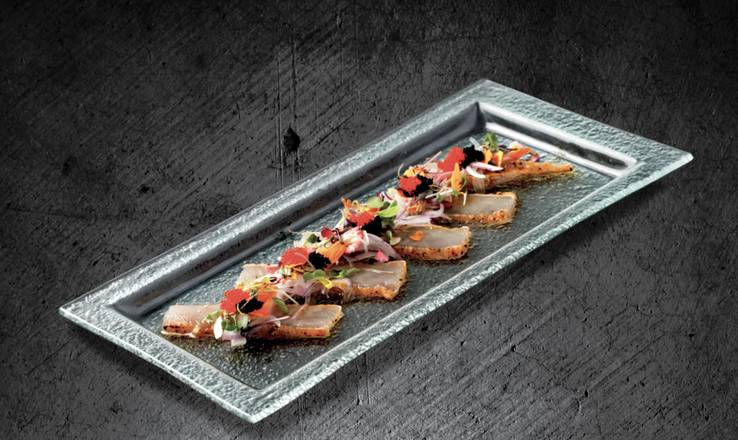 Order Spicy Albacore Carpaccio food online from Octopus Japanese Restaurant store, Glendale on bringmethat.com