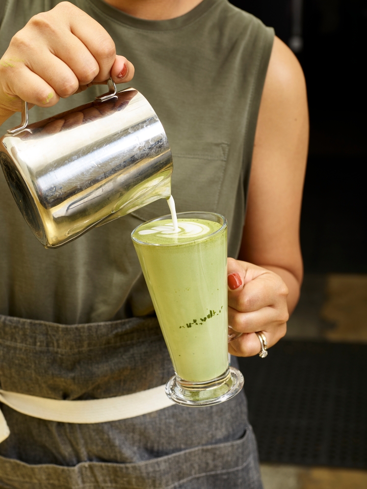 Order Matcha Latte food online from The Daily Harvest Cafe store, Newhall on bringmethat.com