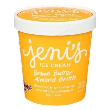 Order Jeni's Brown Butter Almond Brittle Ice Cream (1 Pint) food online from Dolcezza Gelato store, Arlington on bringmethat.com