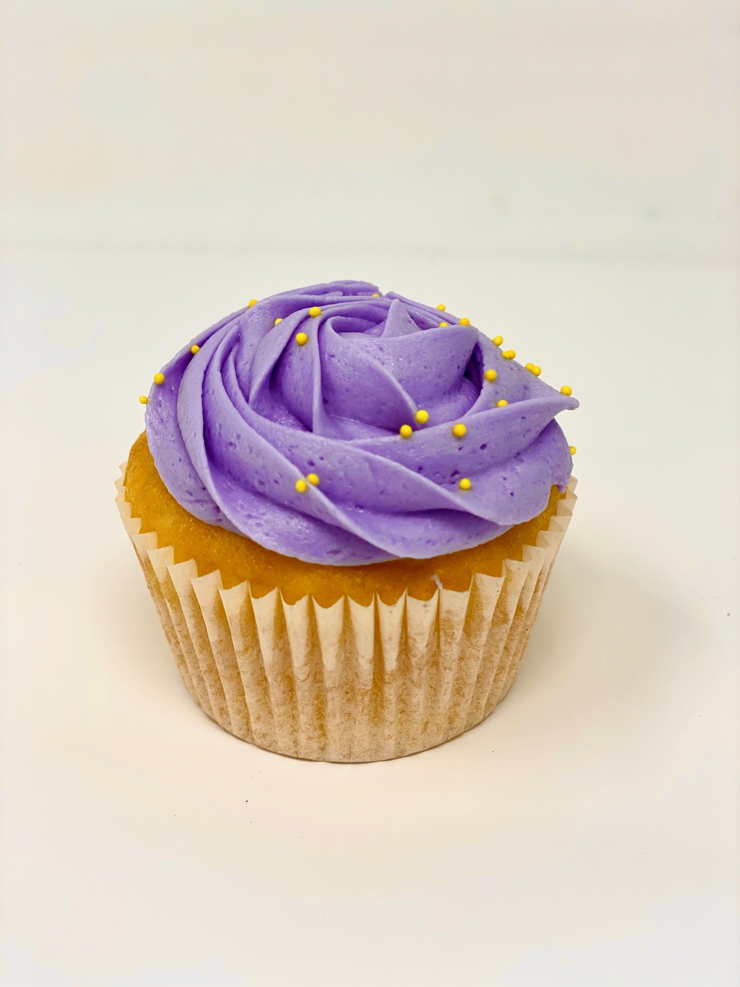 Order Lemon Lavender Cupcake food online from Joy And Sweets store, Culver City on bringmethat.com