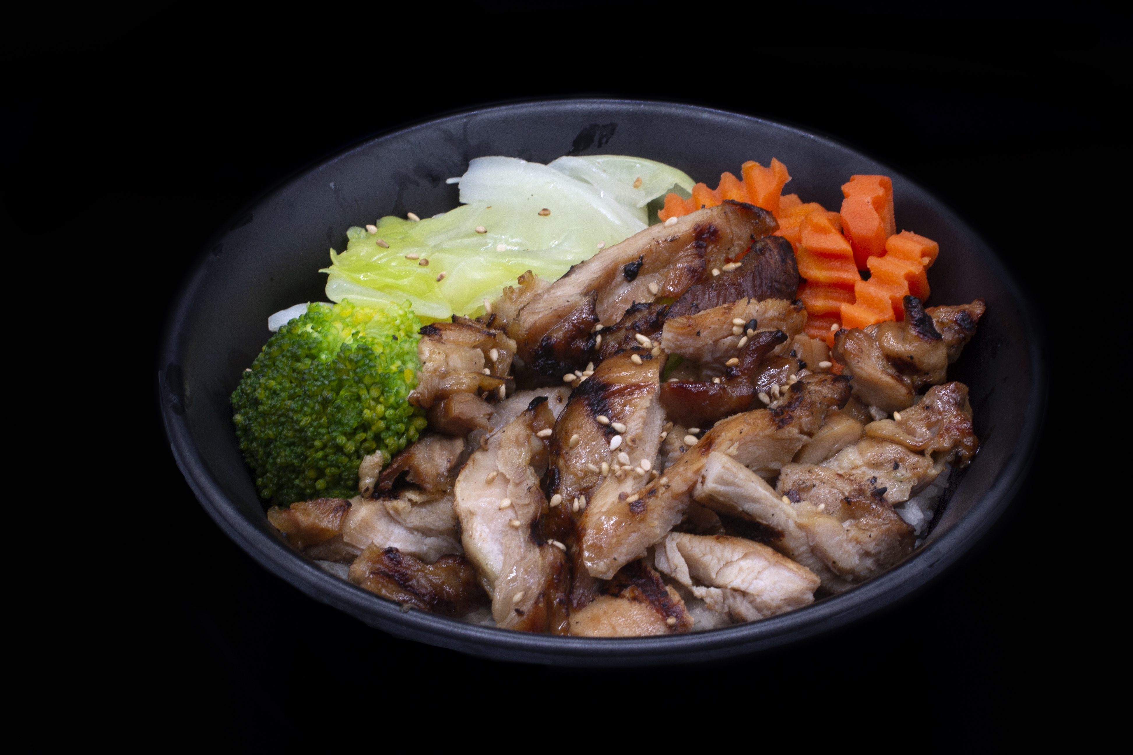 Order 52. BBQ Chicken Teriyaki Bowl food online from Papa Sushi & Roll store, Covina on bringmethat.com