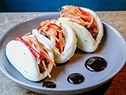 Order Caramelized Eggplant Bao Buns food online from Charlie Was a Sinner store, Philadelphia on bringmethat.com