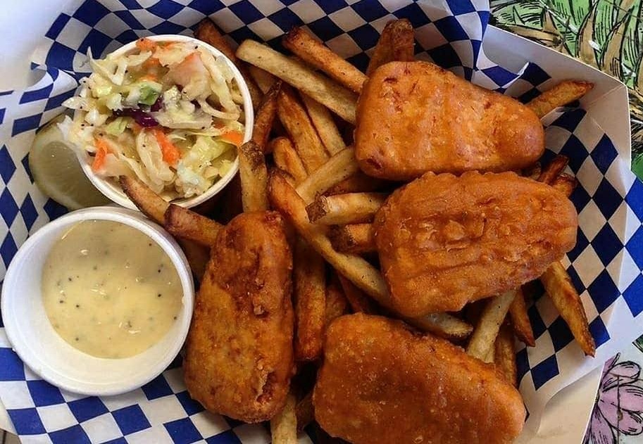 Order Ranger Fish and Chips (4 Pieces) food online from Sea Ranger Seafood Station store, Ventura on bringmethat.com