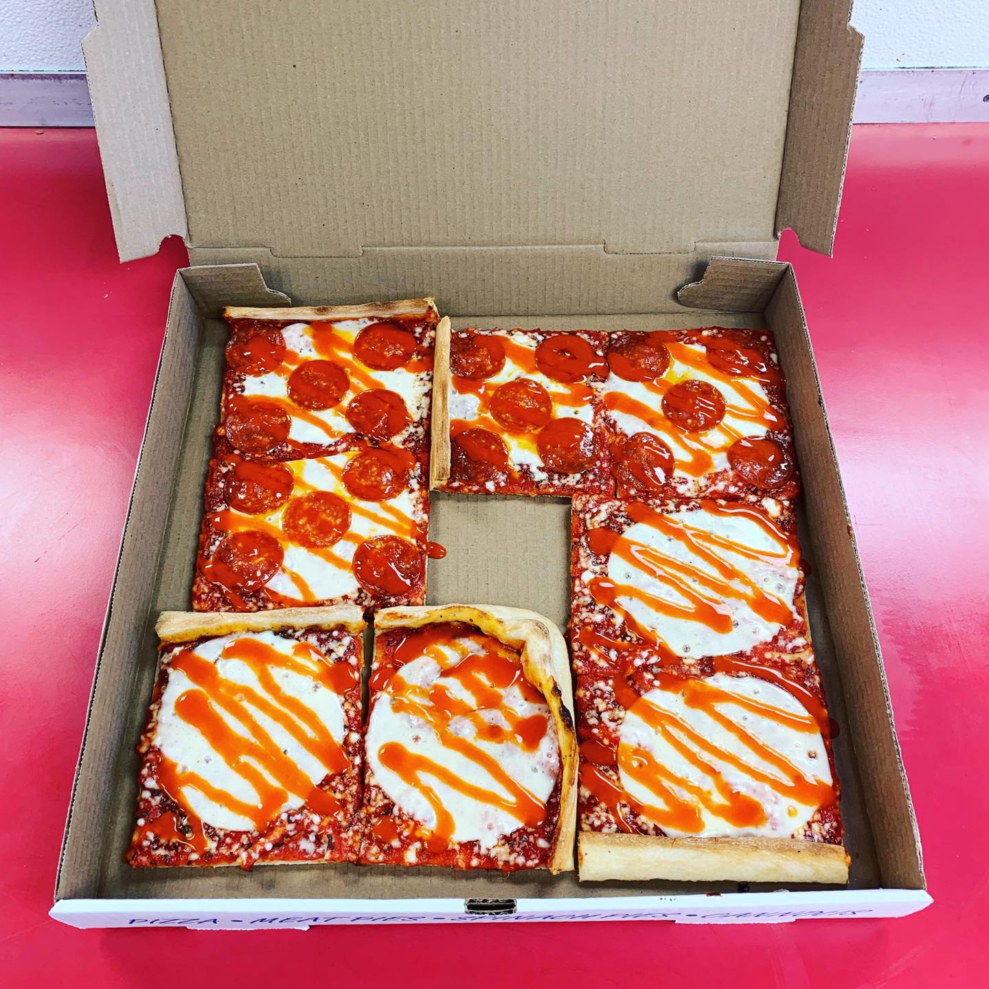 Order Box of 8 Build Your Own Pizza with Toppings  food online from Nh Beach Pizza store, Haverhill on bringmethat.com