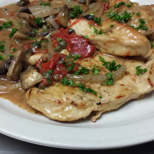 Order Chicken Breast Alla Cacciatore food online from Asparagus pizza store, Los Angeles on bringmethat.com