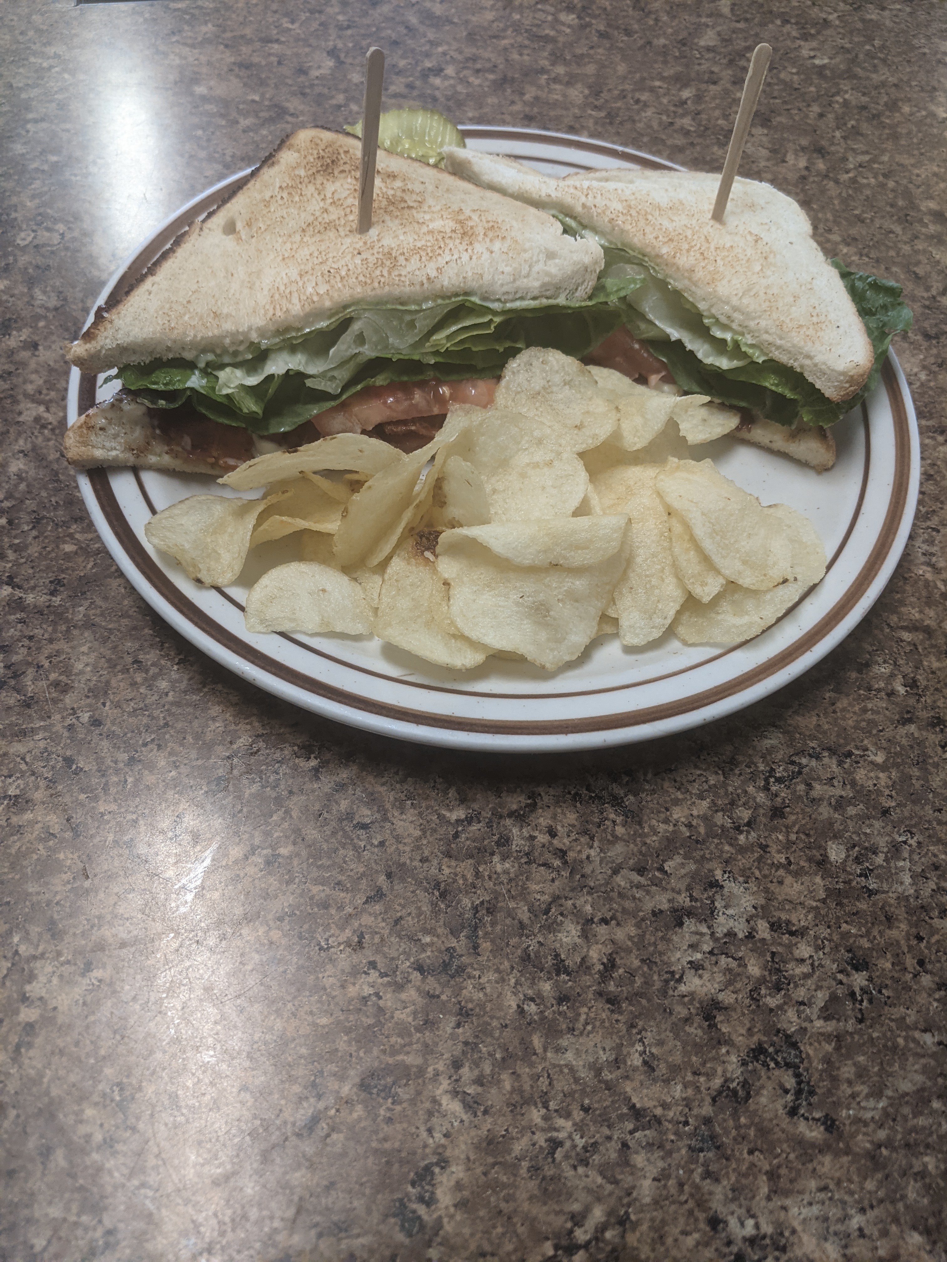 Order Bacon, Lettuce, and Tomato Sandwich food online from Parkside Diner store, Rochester on bringmethat.com