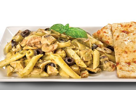 Order Penne Pasta Creamy Pesto food online from Pizza Guys store, Livermore on bringmethat.com