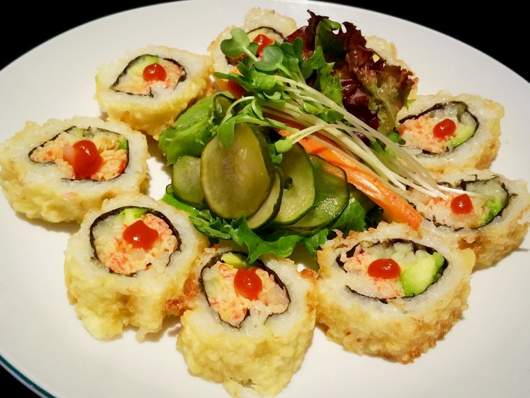 Order Spicy Shrimp and Crab Crunch Roll food online from Shogun Sushi store, Santa Clarita on bringmethat.com