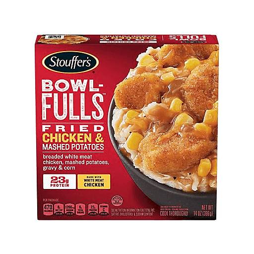 Order Stouffer's Bowl Fried Chicken & Mashed Potato  (14 OZ) 40603 food online from Bevmo! store, Pasadena on bringmethat.com