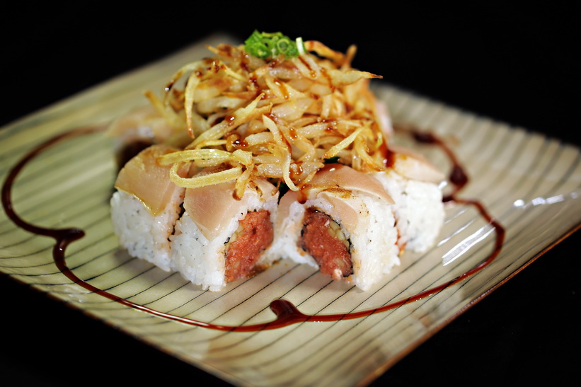 Order Hero Albacore Roll food online from Hon Sushi store, Corona on bringmethat.com