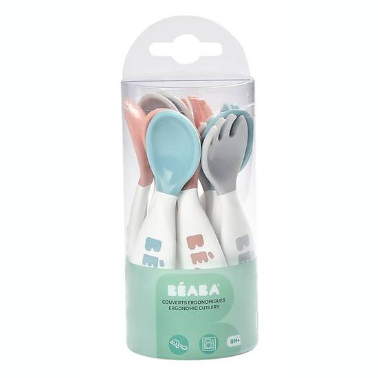 Order BEABA® 10-Piece Self Feeding Toddler Cutlery in Breeze food online from Bed Bath & Beyond store, Lancaster on bringmethat.com