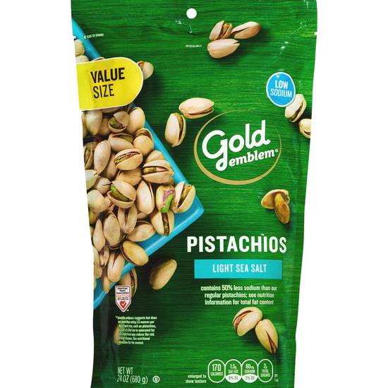 Order Gold Emblem Pistachios, Light Sea Salt, 24 OZ food online from Cvs store, UPLAND on bringmethat.com