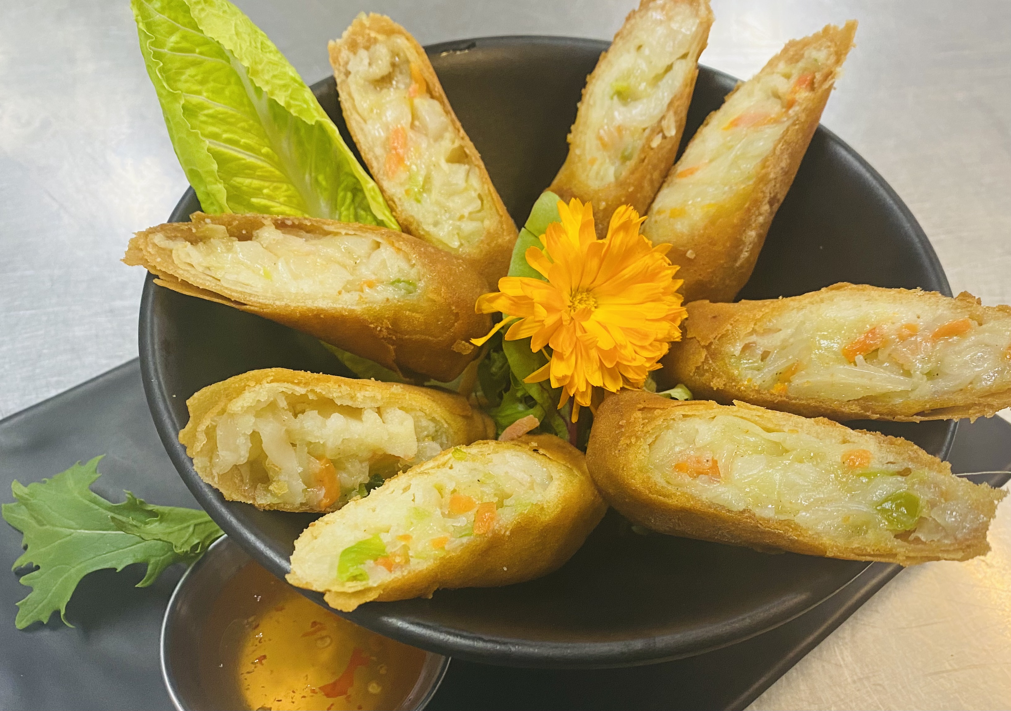 Order Crispy Veggies Roll food online from Love Thai Restaurant store, Concord on bringmethat.com