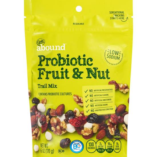 Order Gold Emblem Abound Probiotic Fruit & Nut Trail Mix, 6 OZ food online from CVS store, DUBLIN on bringmethat.com