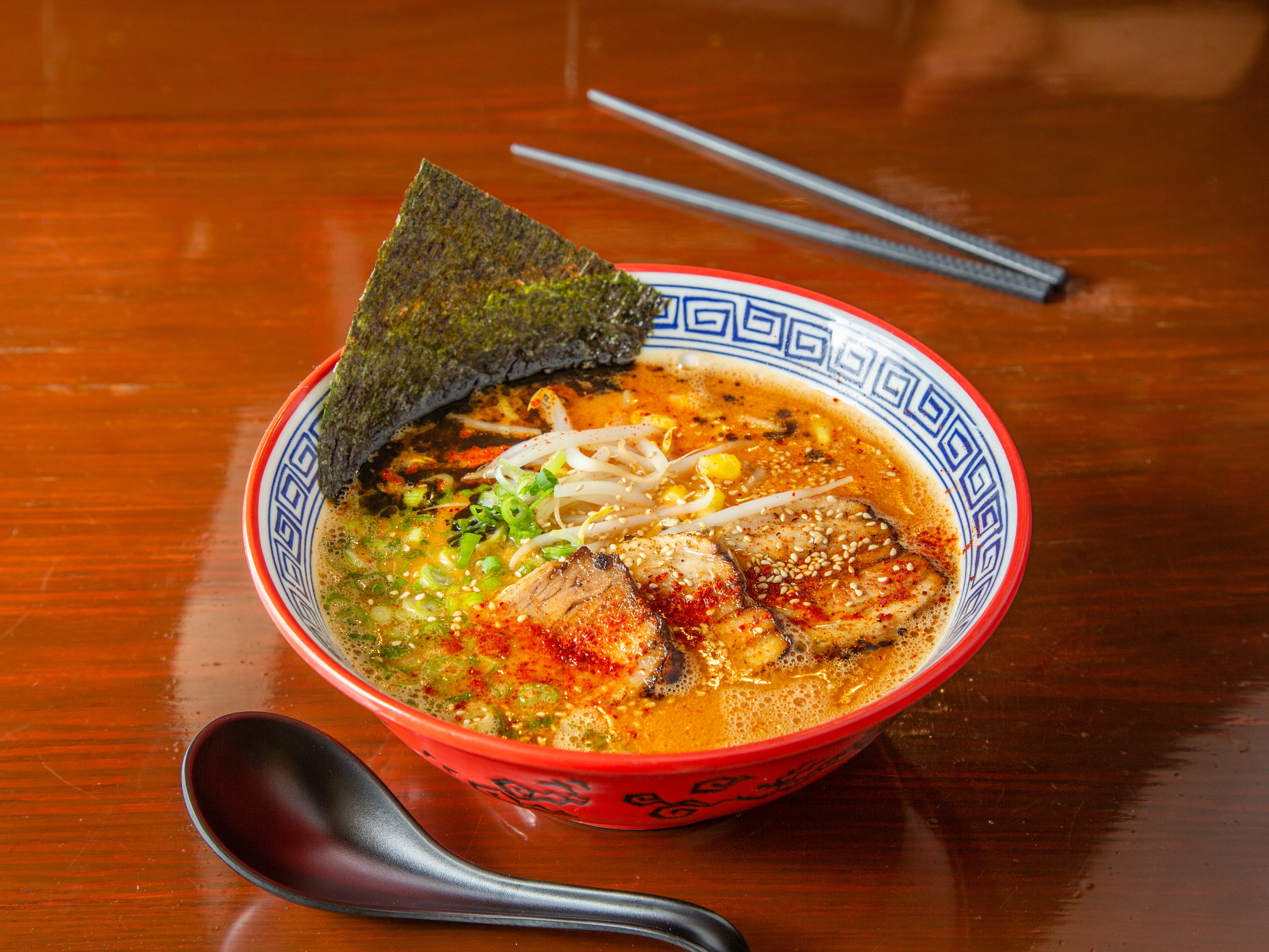 Order 10. Spicy Miso Ramen food online from Isshindo Ramen store, Allston on bringmethat.com