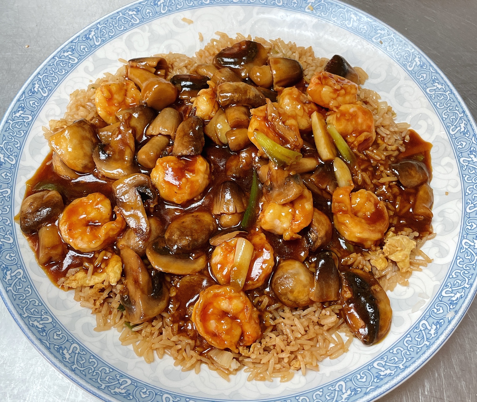Order S7. Shrimp with Mushrooms food online from China Cottage store, Katy on bringmethat.com