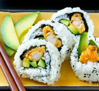 Order Shrimp Tempura Roll food online from Japan Cafe store, Fort Washington on bringmethat.com