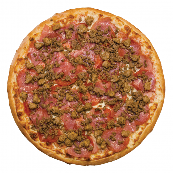 Order Meat Lovers Pizza food online from Mik's Pizza store, Oxnard on bringmethat.com
