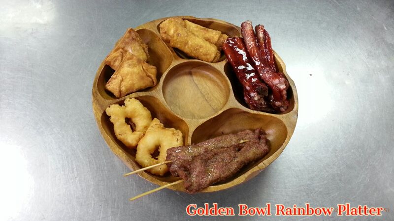 Order 60. Golden Bowl Rainbow Platter food online from Golden Bowl store, Westmont on bringmethat.com