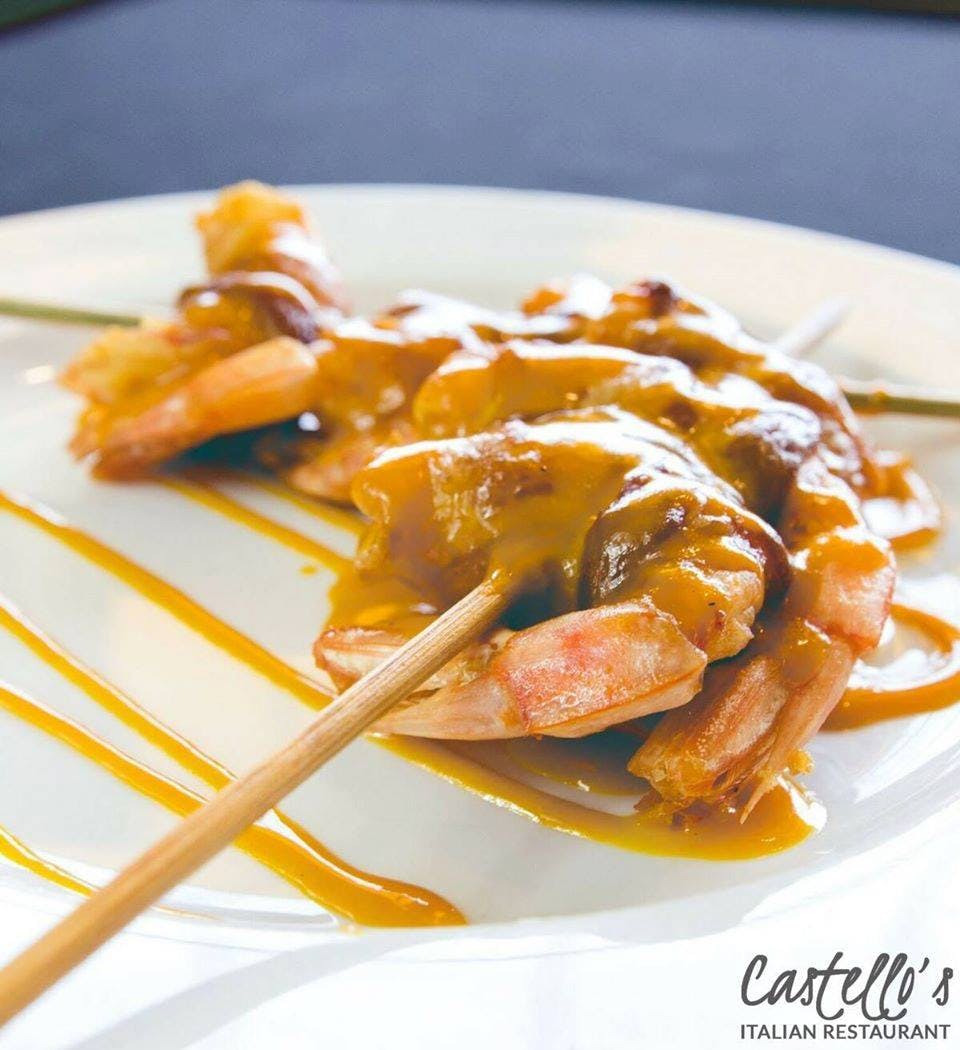 Order Bourbon Bacon Wrapped Shrimp - Appetizer food online from Castello store, Poplar Bluff on bringmethat.com
