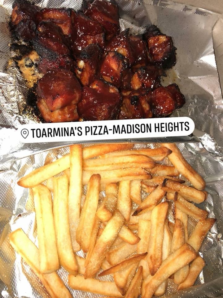 Order Rib Tips with fries food online from Toarmina Pizza store, Madison Heights on bringmethat.com