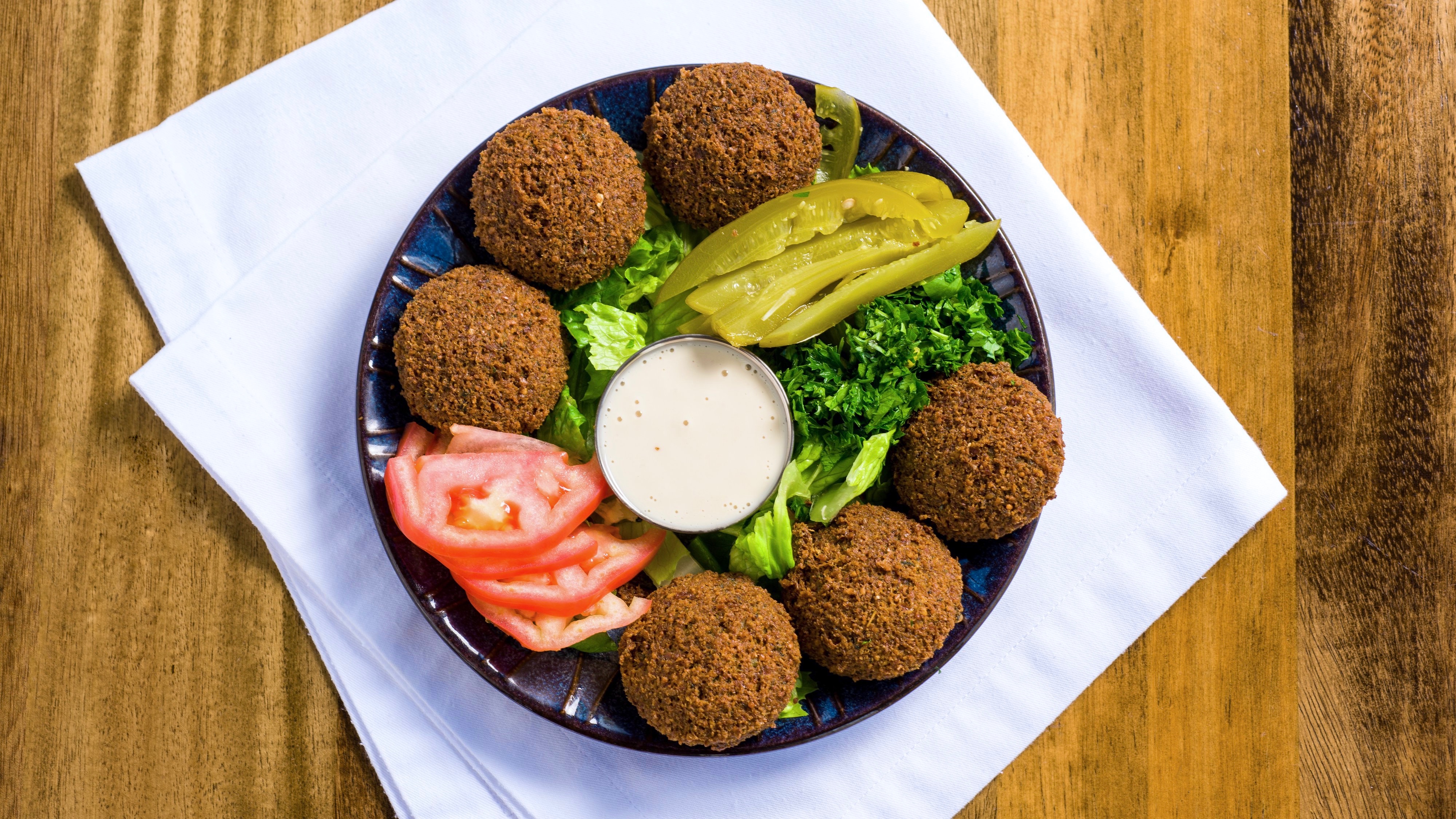 Order Falafel (Vegetarian) food online from Heights Meat Market & Grill store, Dearborn Heights on bringmethat.com