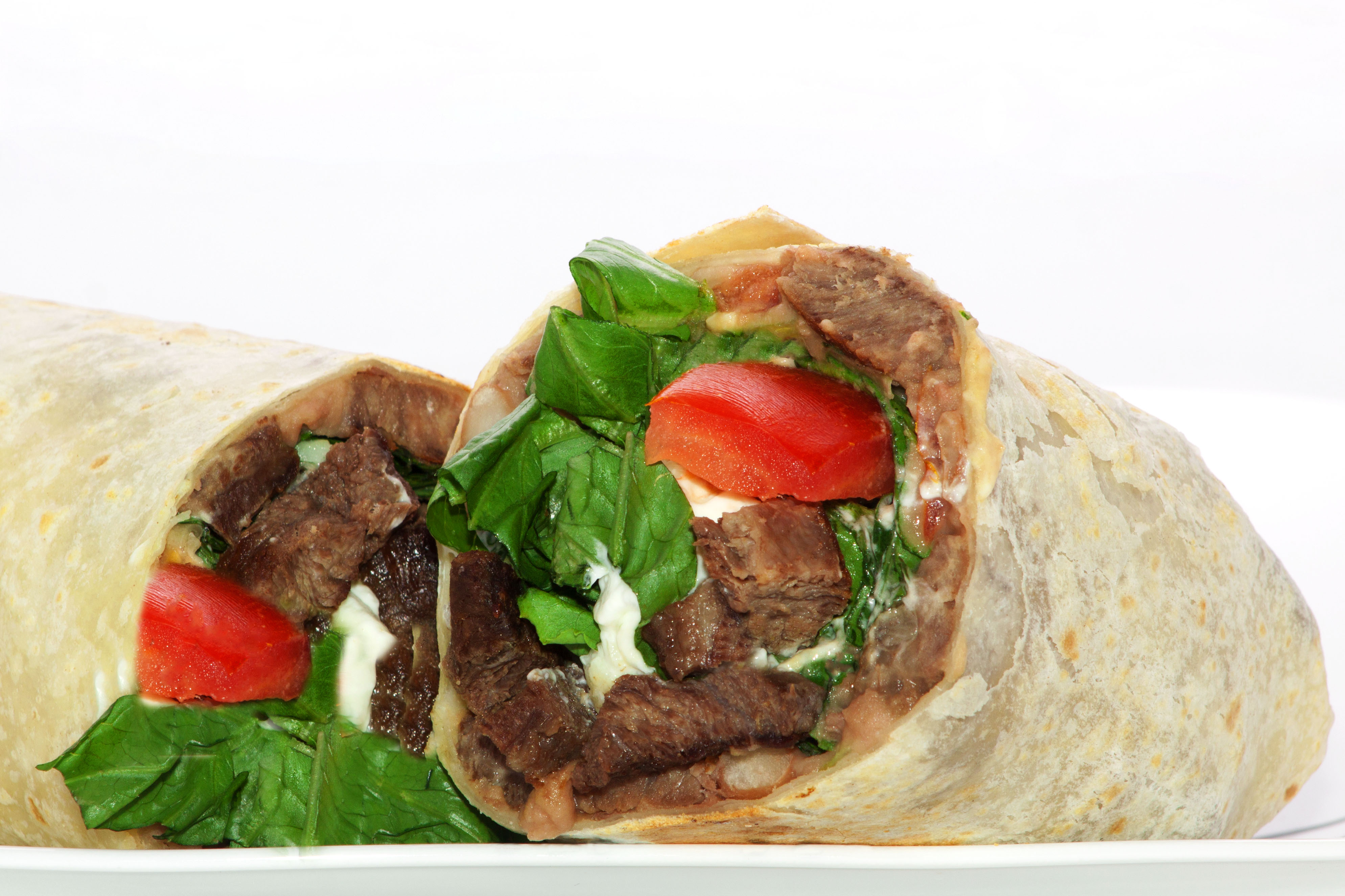 Order Grande Burrito food online from North of The Border Mexican Restaurant store, Bartlett on bringmethat.com