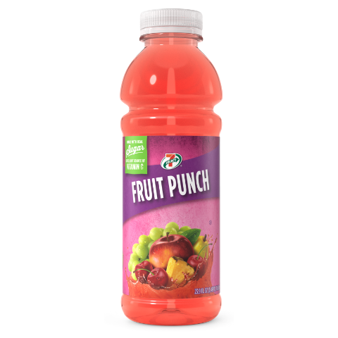 Order 7-Select Fruit Punch Juice 23.9oz food online from 7-Eleven store, Chicago on bringmethat.com