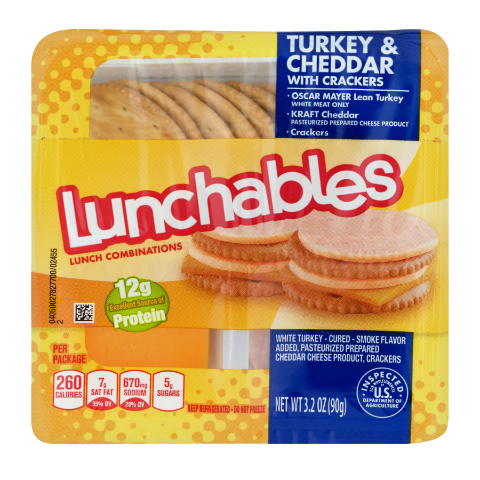 Order Turkey & Cheddar Cheese with Crackers Lunchables 3.2oz food online from 7-Eleven store, West Columbia on bringmethat.com