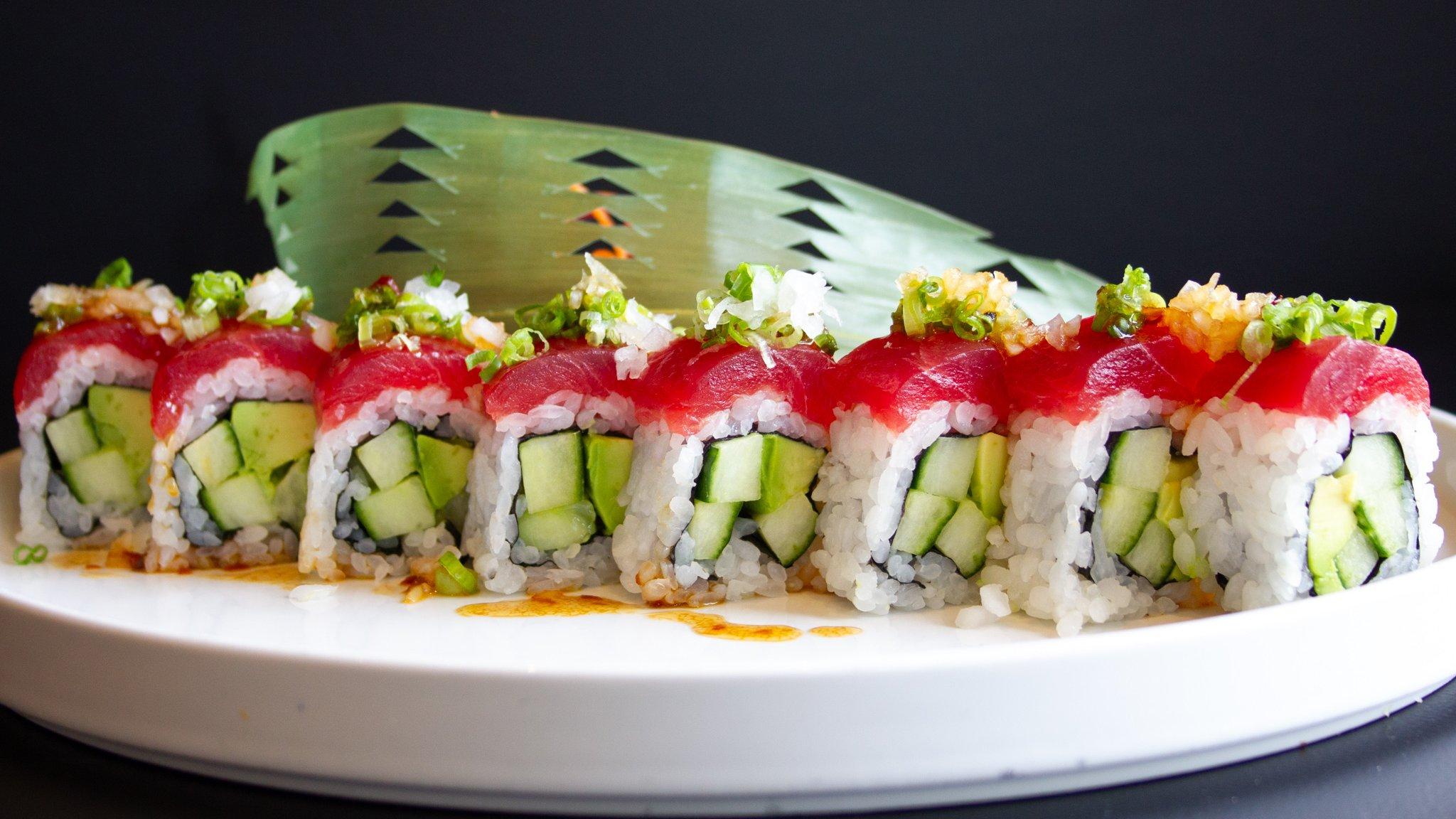 Order Ruby Red Roll food online from Hapa Sushi Grill and Sake Bar Lodo store, Denver on bringmethat.com