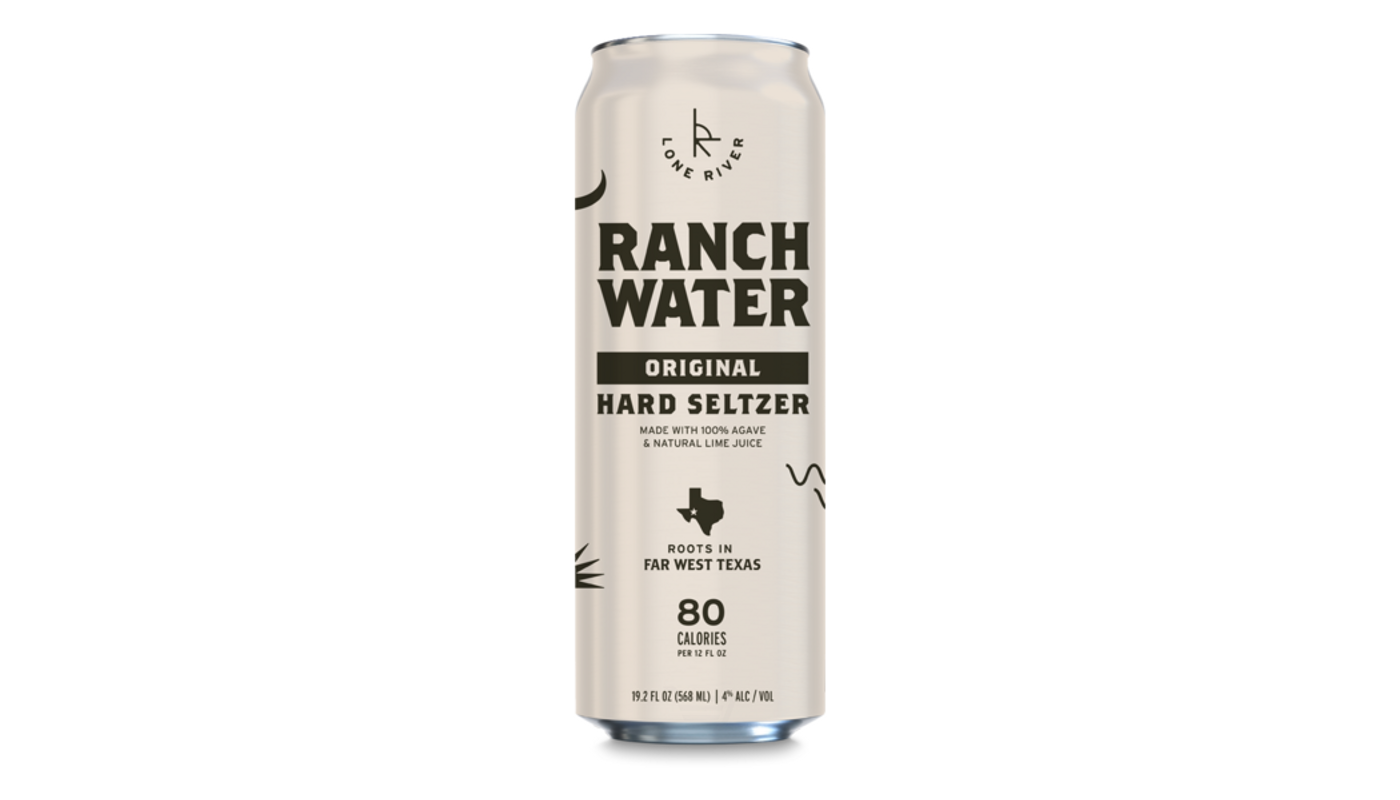 Order Lone River Original Ranch Water 19.2oz Can 19.2oz Can food online from Village Commons Liquor store, Camarillo on bringmethat.com