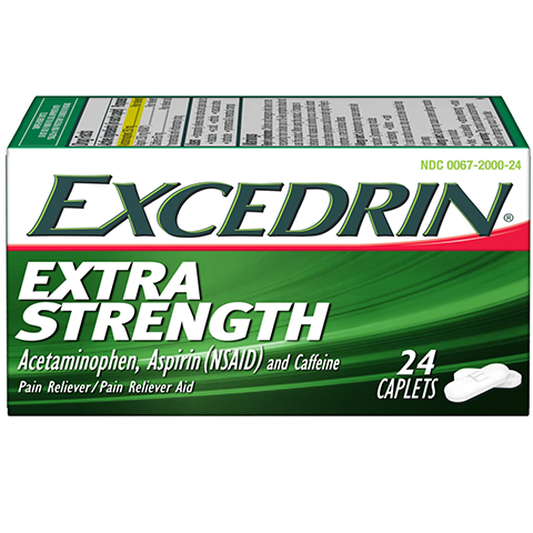 Order Excedrin Extra Strength Caplets 24 Count food online from 7-Eleven store, Las Vegas on bringmethat.com