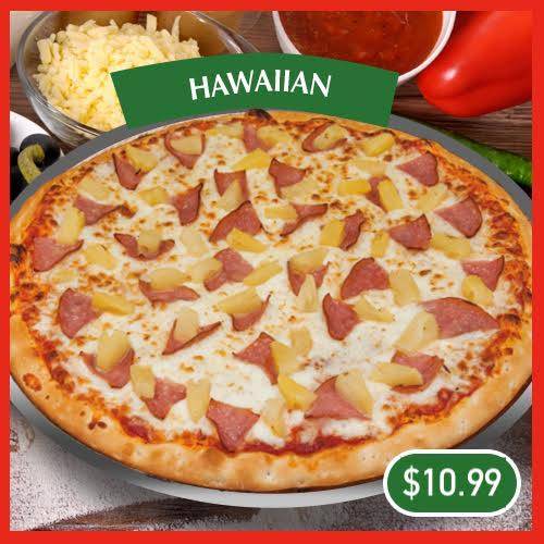 Order Hawaiian Pizza food online from Lalis Pizza store, Lynwood on bringmethat.com
