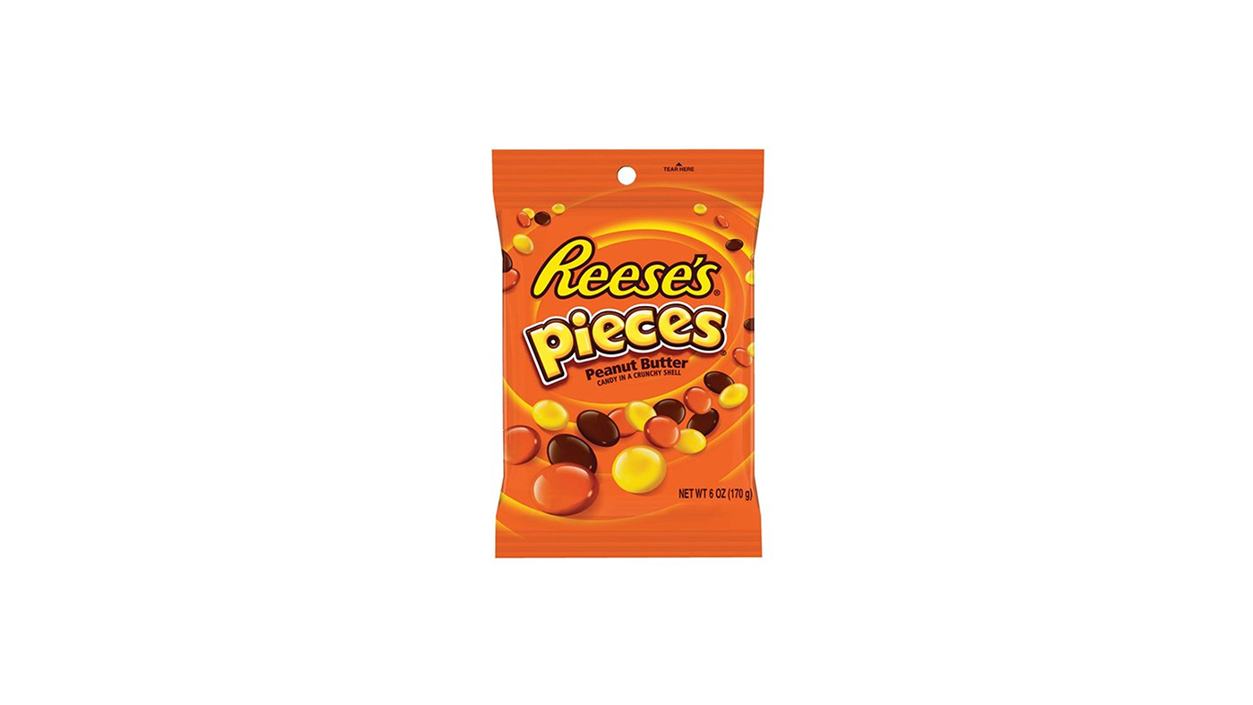 Order Reese's Pieces Large Bag 6oz food online from Chevron Extramile store, Temecula on bringmethat.com