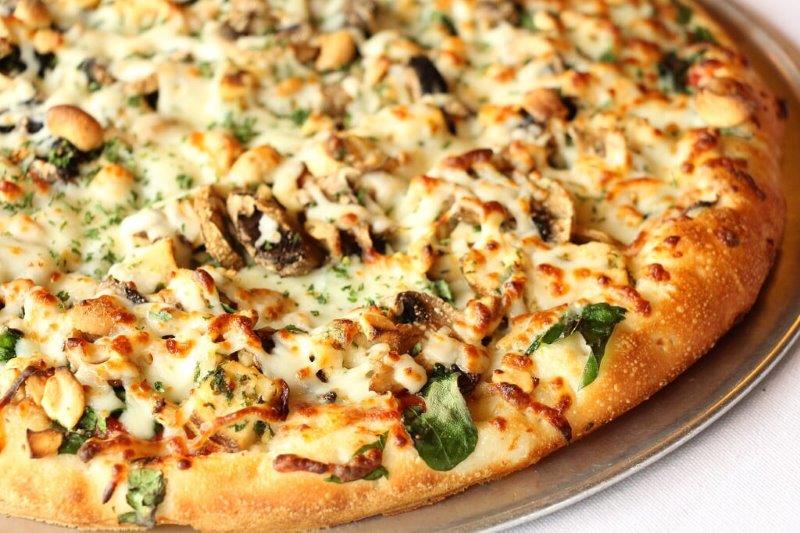 Order Nutty Chicken Pizza food online from Palio's Pizza Cafe store, Amarillo on bringmethat.com