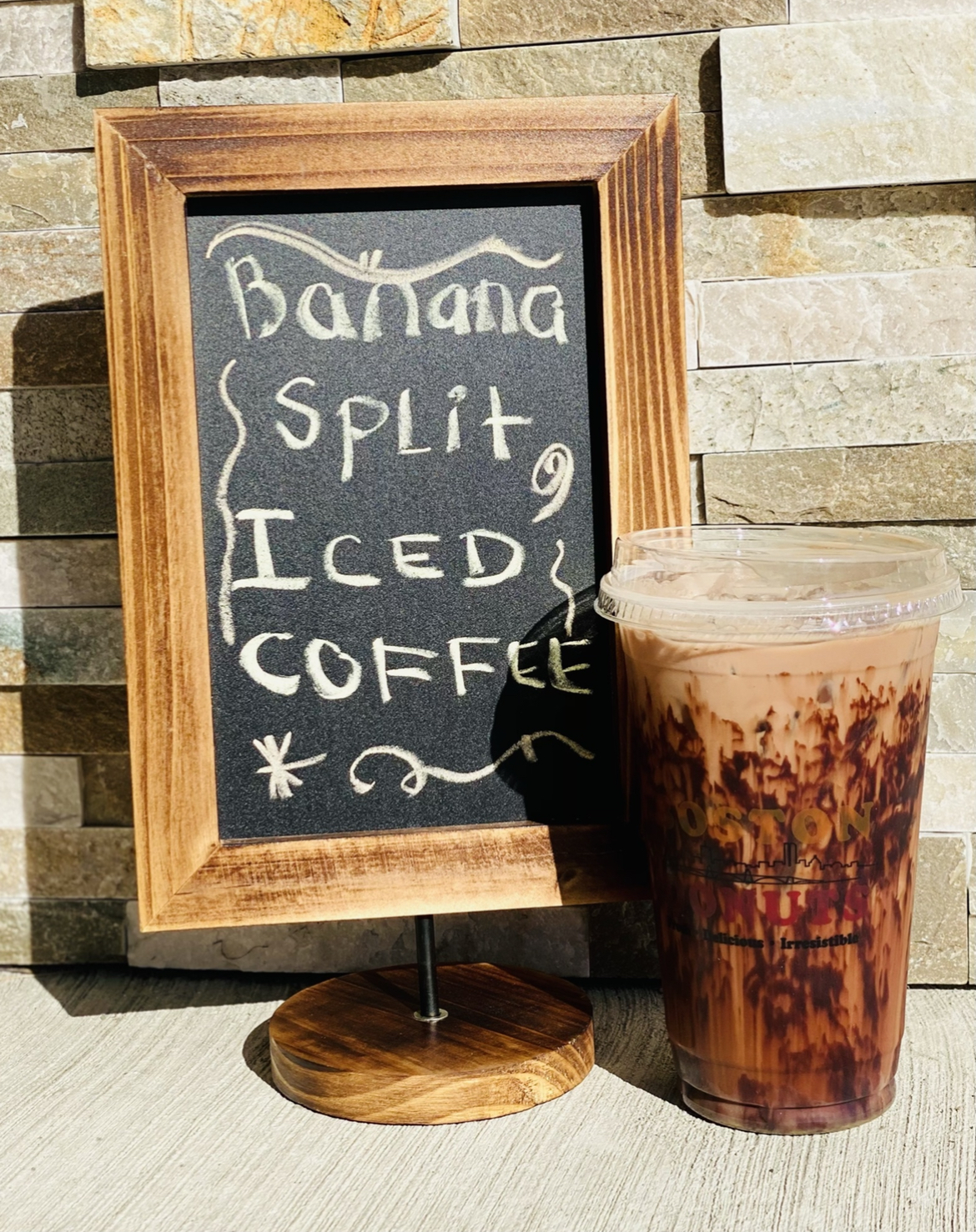 Order Iced Signature Coffee food online from Boston Donuts store, Fitchburg on bringmethat.com
