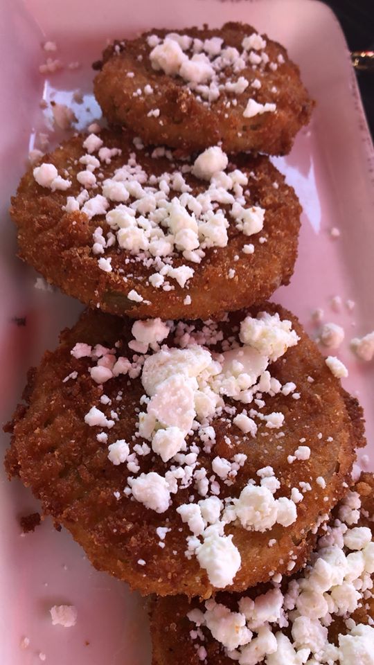 Order Fried Green Tomatoes food online from Bowtie Barbecue store, Savannah on bringmethat.com