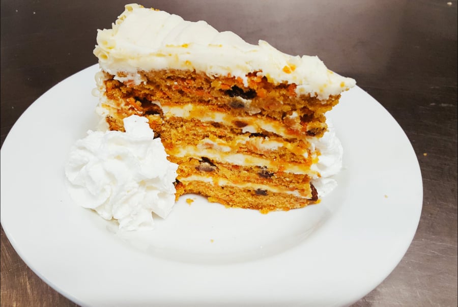 Order Four Layer Carrot Cake food online from Anyway Pub store, Bloomingdale on bringmethat.com