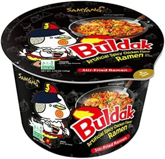 Order Buldak Stir-Fried Ramen Large Bowl - Original food online from IV Deli Mart store, Goleta on bringmethat.com
