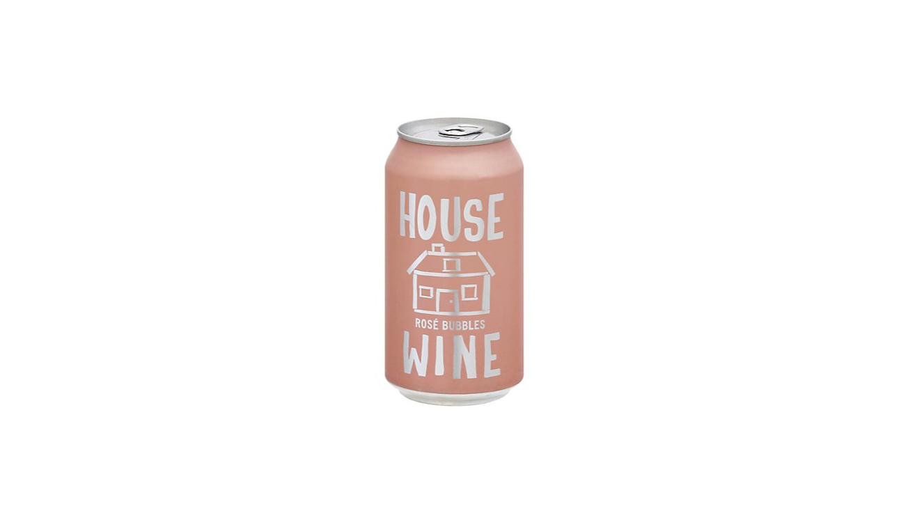 Order House Wine Can Rose Bubbles 355ml food online from Rebel store, Antioch on bringmethat.com