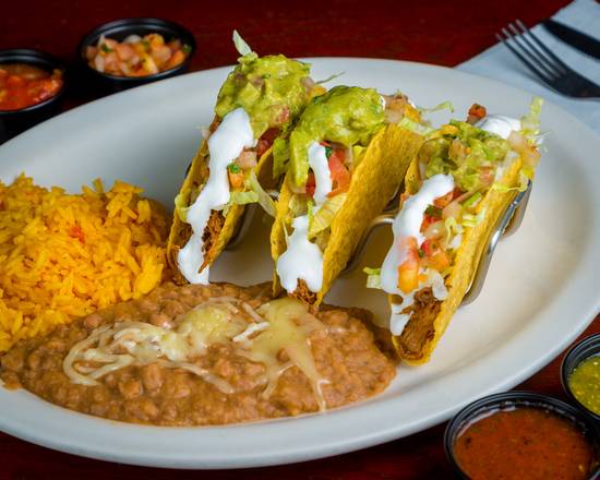 Order Loaded Tacos food online from Taco Rico store, Hurst on bringmethat.com