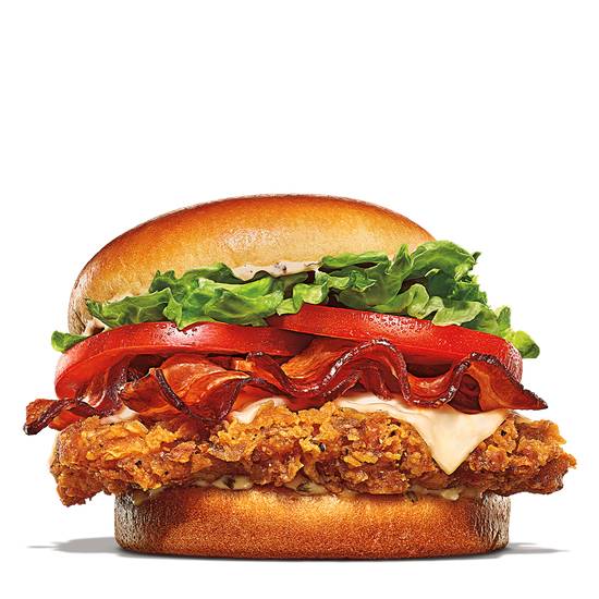 Order Bacon and Swiss BK Royal Crispy Chicken food online from Burger King store, Loxahatchee on bringmethat.com