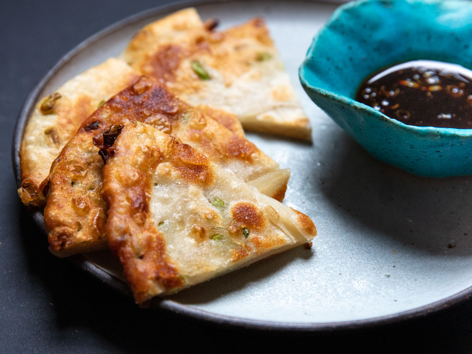 Order Scallion Pancakes food online from Niu Japanese Fusion Lounge store, Chicago on bringmethat.com