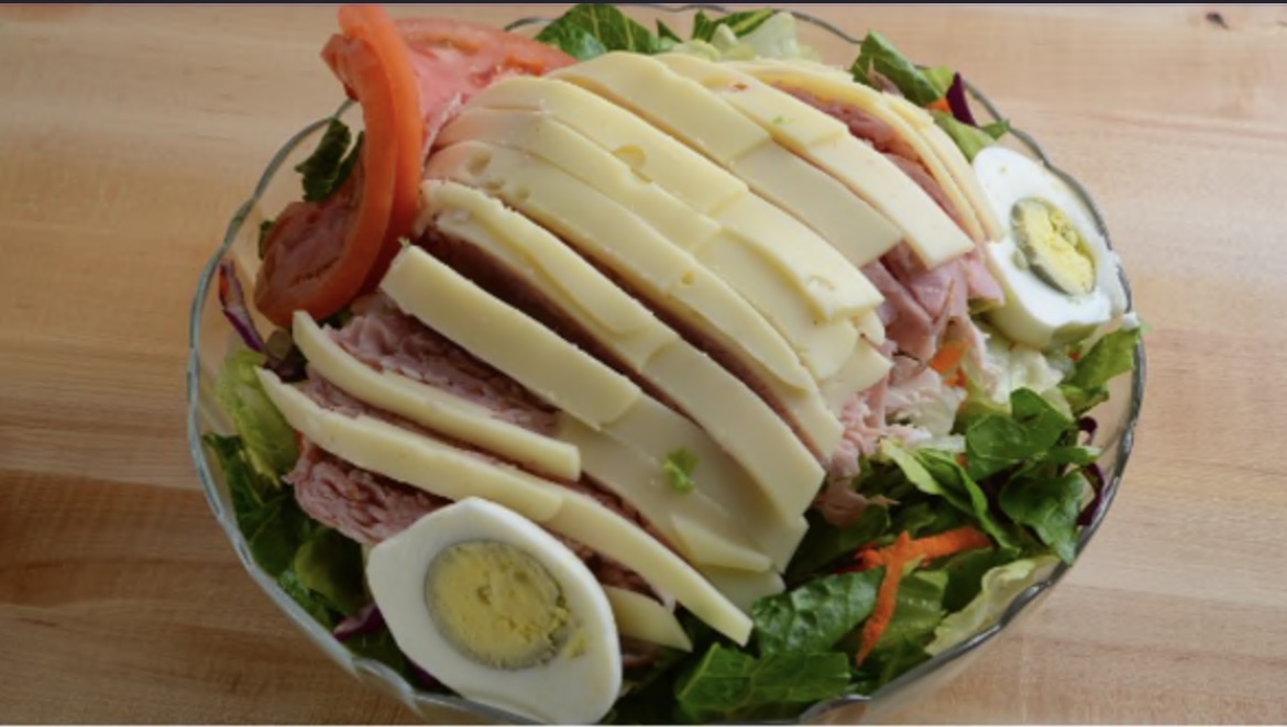 Order Chef's Salad food online from Famous Label’s Delicatessen store, Los Angeles on bringmethat.com