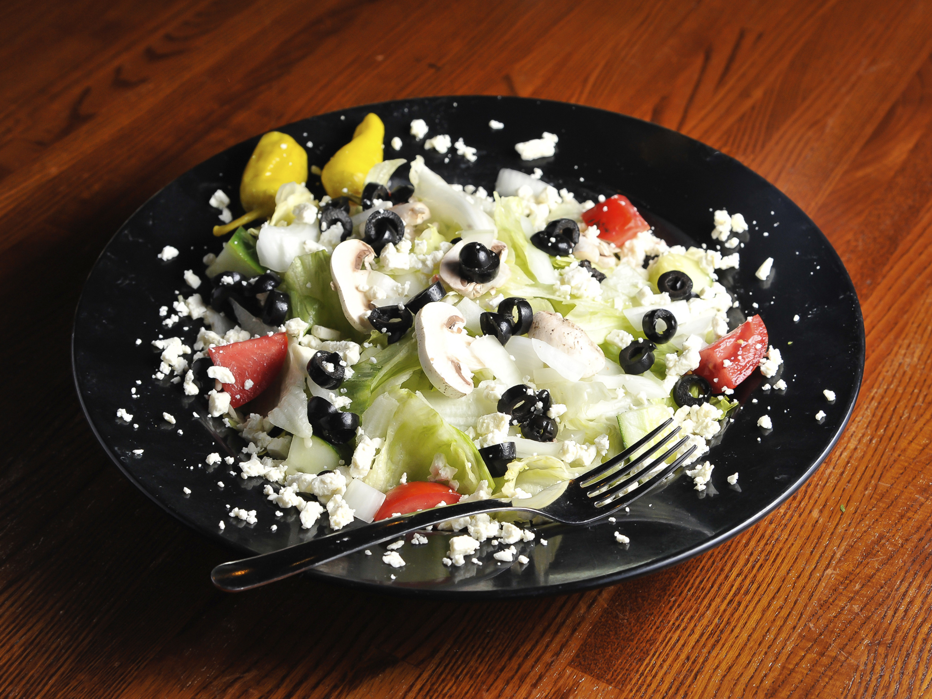 Order Greek Salad food online from Davinci's NY Style Pizza store, Mcdonough on bringmethat.com