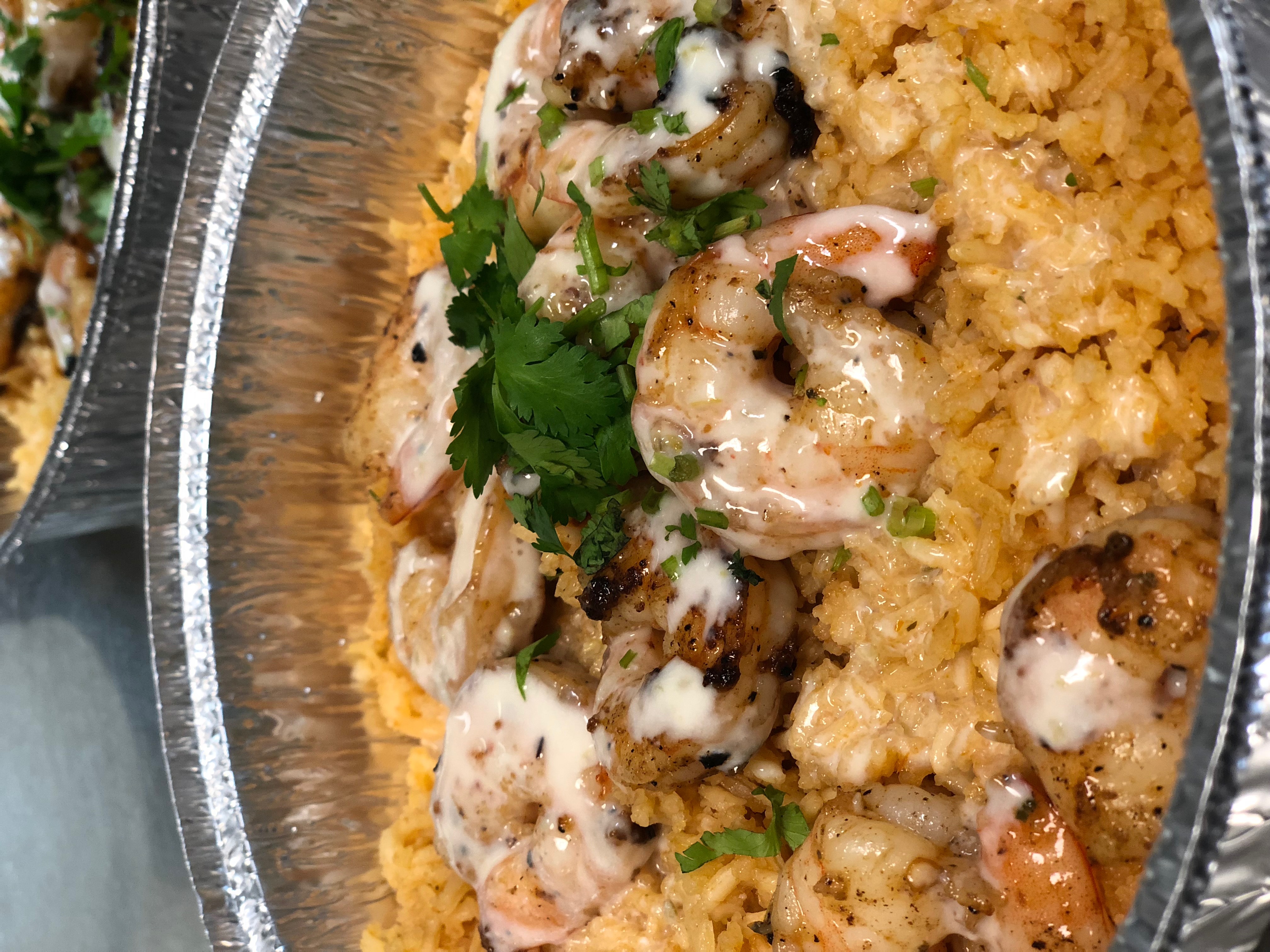 Order Grilled Shrimp with Rice food online from El Tapatio store, Rocky Mount on bringmethat.com