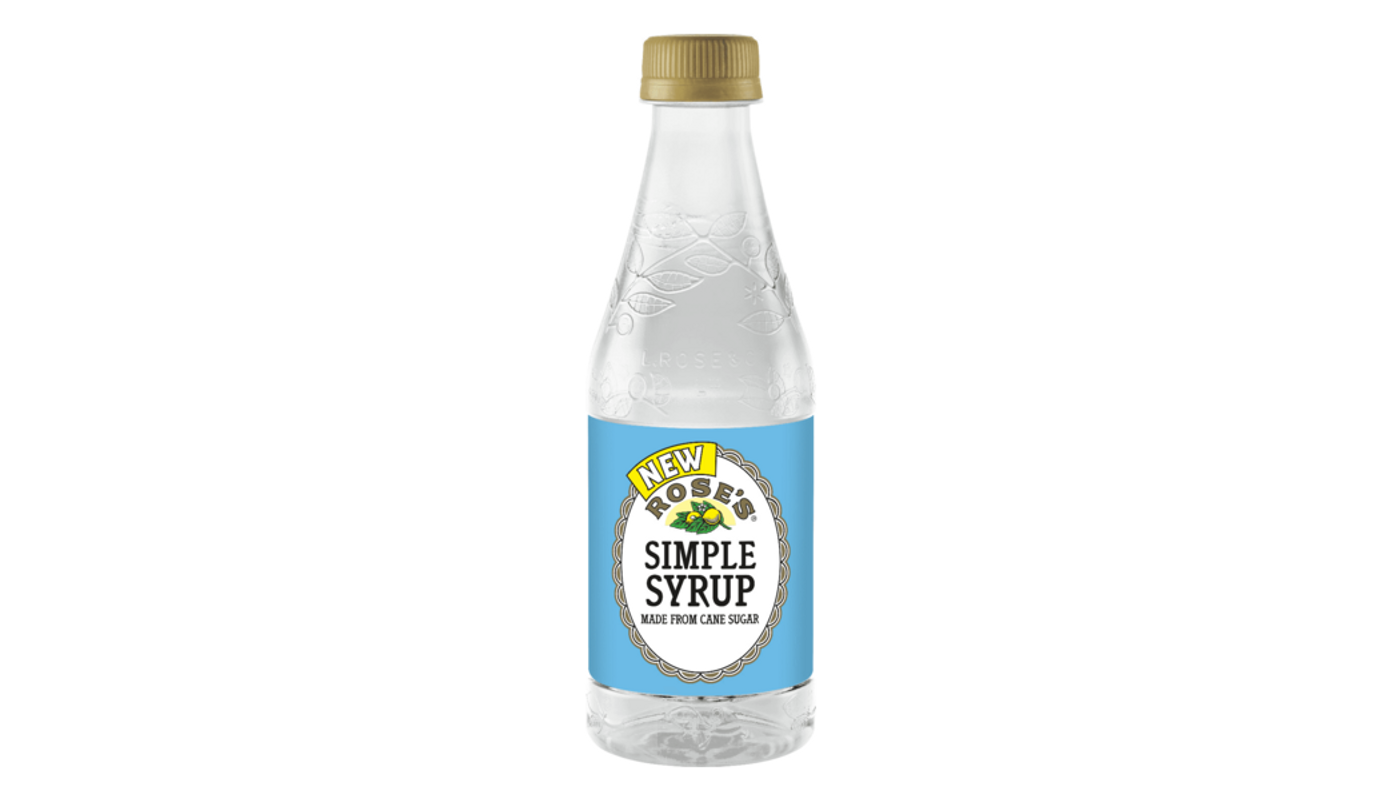 Order Rose's Simple Syrup 12oz Bottle food online from P & B Liquor & Fine Wine store, Long Beach on bringmethat.com