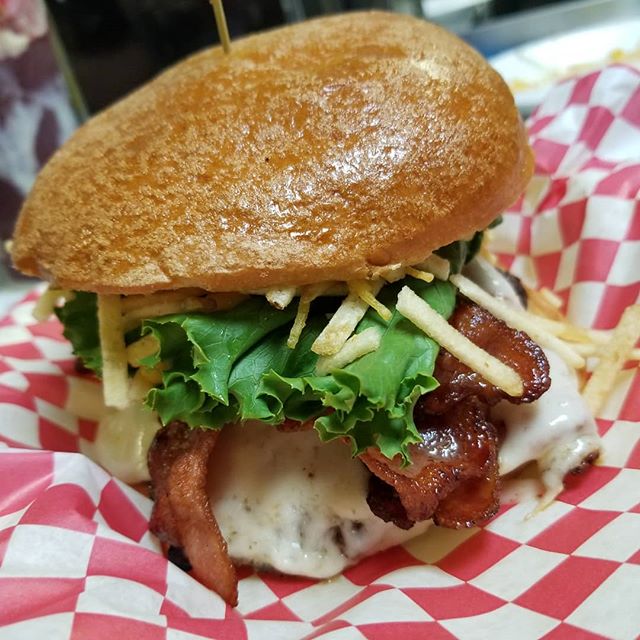 Order Bacon Burger food online from The Corn House store, Marietta on bringmethat.com