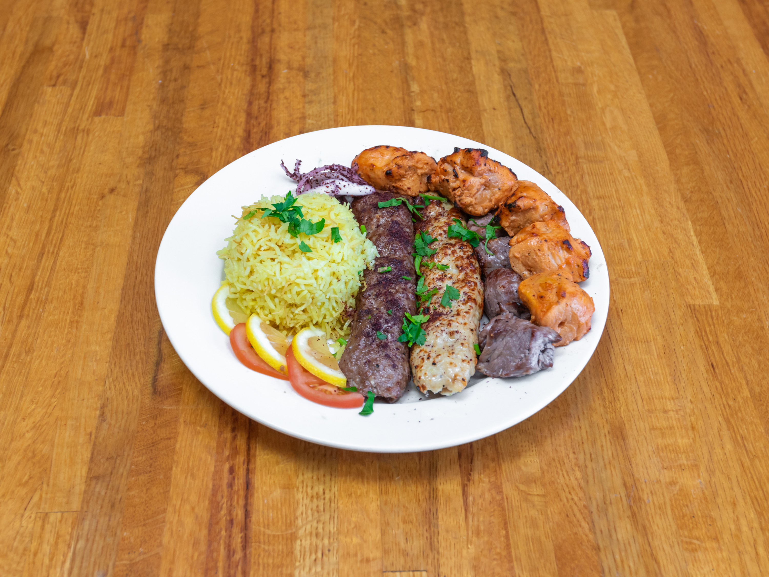 Order Mixed Grill Plate food online from Istanbul Restaurant And Bakery store, Westbrook on bringmethat.com