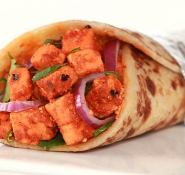 Order 4. Chicken Kati Kabob Roll food online from Kabab Stop store, Baltimore on bringmethat.com
